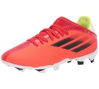 adidas X Speedflow.3 Firm Ground Soccer Shoe, Red/Black/Solar Red, 11 US Unisex Little Kid