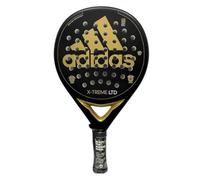 Adidas X-Treme - Pala de Padel para Hombre y Mujer. En Color Dorado/Negro. Raqueta de Pádel para Jugadores de Nivel Avanzado. Fabricada en Carbono y Goma Eva.