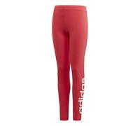 adidas Yg E Lin Tght Mallas, Niñas, Rosbas/Blanco, 146 (10/11 años)