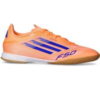 Adidas - Zapatilla de fútbol sala F50 League In, Unisex, Beam Orange-Lucid Blue-White, 6 UK