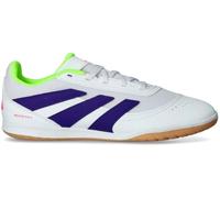 Adidas - Zapatilla de fútbol sala Predator Club IN Sala Niño, Unisex, White-Collegiate Purple-Lucid Lemon, 5,5 UK