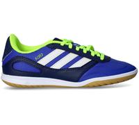 adidas Unisex Kids' Bota para Pista Cubierta Super Sala Competition 3 (Infantil), Lucid Blue/Cloud White/Lucid Lemon, 36
