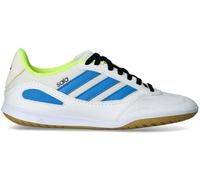 Adidas - Zapatilla de fútbol sala Super Sala III Niño, Unisex, White-Lucid Ray Blue-Solar Yellow, 31 EUR