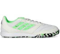 Adidas - Zapatilla de fútbol sala Top Sala Competition II, Unisex, White-Lime Burst-Core Black, 9,5 UK