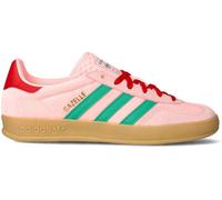 Adidas - Zapatilla Gazelle Indoor Mujer, Mujer, Court Green-Glow Pink-, 5 UK