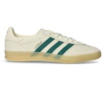 Adidas - Zapatilla Gazelle Indoor, Unisex, cream white-collegiate green-GUM 3, 11 UK