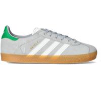 Adidas - Zapatilla Gazelle Niño, Unisex, Halo Silver-White-Green, 5,5 UK