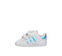 adidas Zapatilla para niños Superstar Crib, Cloud White/Cloud White/Core Black, 18 EU