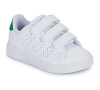 adidas Advantage Base 2.0 Shoes Children, Zapatillas de Tenis, Cloud White/Cloud White/Green, 28.5 EU