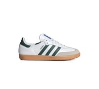 Adidas - Zapatillas de Cuero Blancas con Rayas Verdes - Sport - Mujer - Multicolor - 43 1/3 EU -