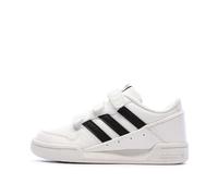 adidas - Zapatillas de deporte blancas/negro para niño Team Court, Negro , 33 EU