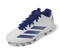 adidas Zapatillas de fútbol americano Adizero Electric.2 para niños, White Team Royal Blue White, 2.5 Little Kid