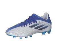 Adidas - Zapatillas de fútbol blanco/azul para niño X Speedflow.3 MG J, blanco, 35 EU
