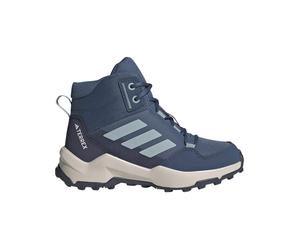 Adidas - Zapatillas de senderismo Niños - Terrex Ax4R Mid K Wonder Steel/Magic Grey/Shadow Navy - Talla Infantil 38 - Azul Azul 38