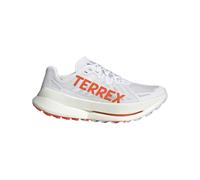 Adidas - Zapatillas de trail - Terrex Agravic Speed Ultra Ftwr White/Impact Orange/Dash Grey - Talla 10,5 UK - Blanco Blanco 10.5 UK