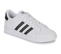 adidas Grand Court Lifestyle Tennis Lace-Up Shoes, Zapatillas de Tenis Unisex niños, Cloud White / Core Black / Core Black, 36 2/3 EU