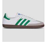 adidas Samba OG (White/Green, Sistema Tallas Calzado EU, Adulto, Hombre, Números, Mediano, 43 1/3)