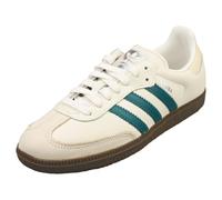 adidas Zapatillas Sambae para mujer, Cloud White/Legacy Teal/Wonder White, 6.5