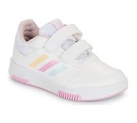 adidas Tensaur Hook And Loop Shoes, Zapatillas Unisex niños, Ftwr White Almost Blue Bliss Lilac, 31.5 EU