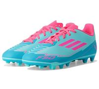 adidas Zapatillas unisex F50 Club Messi Firm Multi Ground, Flash Aqua Lucid Pink Lucid Cyan, 2 Little Kid