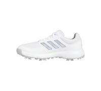 adidas Zapatos de Golf Tech Response 3.0 para Mujer, Calzado Blanco/Plateado Metálico/Azul Fusión, 38 EU