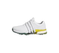 adidas Zapatos de golf Tour360 24 para hombre, Calzado blanco, verde universitario, amarillo, 40 2/3 EU
