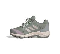 Adidas Zapatos de Senderismo Unisex Terrex Gore-Tex para niños, Plata Verde Lino Verde Higo Preloved, 5.5 UK Child
