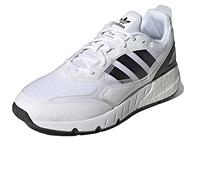 adidas ZX 1K Boost 2.0, Sneaker Hombre, Cloud White/Core Black/Cloud White, 44 2/3 EU