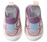 Adigau Zapatos para aprender a andar para bebé, niños, niñas, unisex, antideslizantes, zapatillas transpirables para niños de 0 a 3 años de edad, A5., 6-9 meses