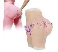 Adima Bragas De Silicona Completas De Masculino A Femenino con Vagina Falsa, Pantalones Realzadores De Cadera Y Glúteos, Ropa Interior para Crossdresser Y Drag Queen,Brown(Basics)