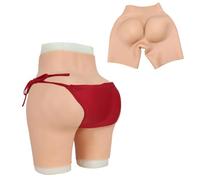 Adima Bragas De Silicona Realista con Vagina, Moldeador De Culo, Pantalones Cortos De Control, Pantalones De Cadera De Hombre A Mujer para Personas Transgénero,Wheat(Upgrades)