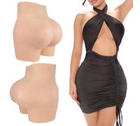Adima Bragas de Vagina Falsas de travestismo Pantalones moldeadores de potenciador de Cadera Bragas de Hombre a Mujer para transgénero,Brown(Basics),One Size