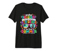 Adiós 3er Grado en mi Camino al Cuarto Grado Primer Verano Camiseta Premium