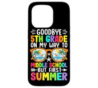 Adiós 5to Grado en mi Camino a la Escuela Secundaria Pero la Primera Cumbre Carcasa para iPhone 15 Pro