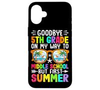 Adiós 5to Grado en mi Camino a la Escuela Secundaria Pero la Primera Cumbre Carcasa para iPhone 16 Plus