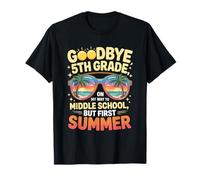 Adiós 5to Grado Escuela Intermedia Primera Playa Verano Niños Camiseta