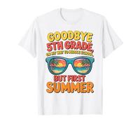 Adiós 5to Grado Escuela Intermedia Primera Playa Verano Niños Camiseta