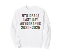 Adiós 9º Grado ÚLTIMO DÍA 2026 Firma Autógrafos Fin de Año Sudadera