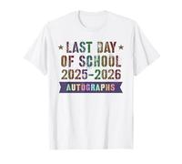 Adiós a la Escuela, último día de 2026, los niños Firman autógrafos a mi Profesor Camiseta