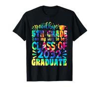 Adiós a la graduación de 5º grado de 2032 Graduate Tie Dye Camiseta