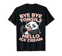 Adiós Amígdalas Hola Helado Panda Camiseta