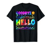 Adiós Cafetería Hola Verano Último Día De Clas Camiseta