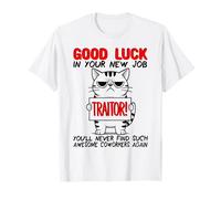 Adiós compañeros de Trabajo, Dejar el Trabajo Colega Renunciando; Traidor Camiseta