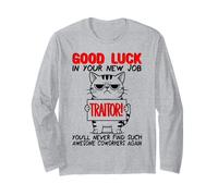 Adiós compañeros de Trabajo, Dejar el Trabajo Colega Renunciando; Traidor Manga Larga