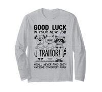 Adiós compañeros de Trabajo; Dejar el Trabajo Colega Renunciando; Traidor Manga Larga