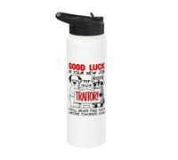 Adiós compañeros de trabajo, dejar el trabajo Colega renunciando; Traidor Stainless Steel Insulated Water Bottle