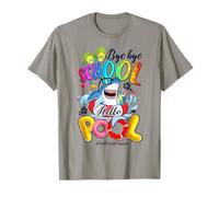 Adiós Escuela Hello Shark Pool Summer Vibes #2ndGradeSquad Camiseta