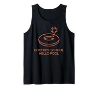Adiós Escuela Hola Piscina | Summer Pool Day Camiseta sin Mangas