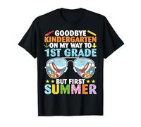 Adiós jardín de Infantes en mi Camino 1er Grado Pero Primer Verano Camiseta