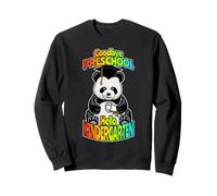 Adiós Preescolar Hello Kindergarten Funny Happy Panda Bear Sudadera